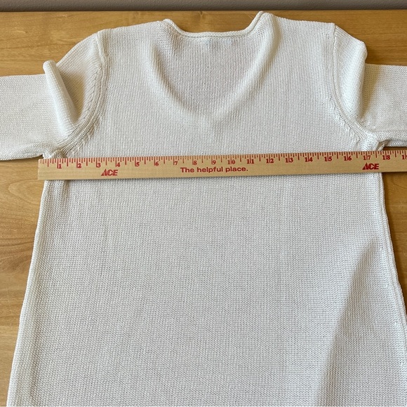 J MCLAUGHLIN CALLUM SWEATER M V NECK HAVANA KNIT YARN RELAXED CASUAL - Picture 6 of 12